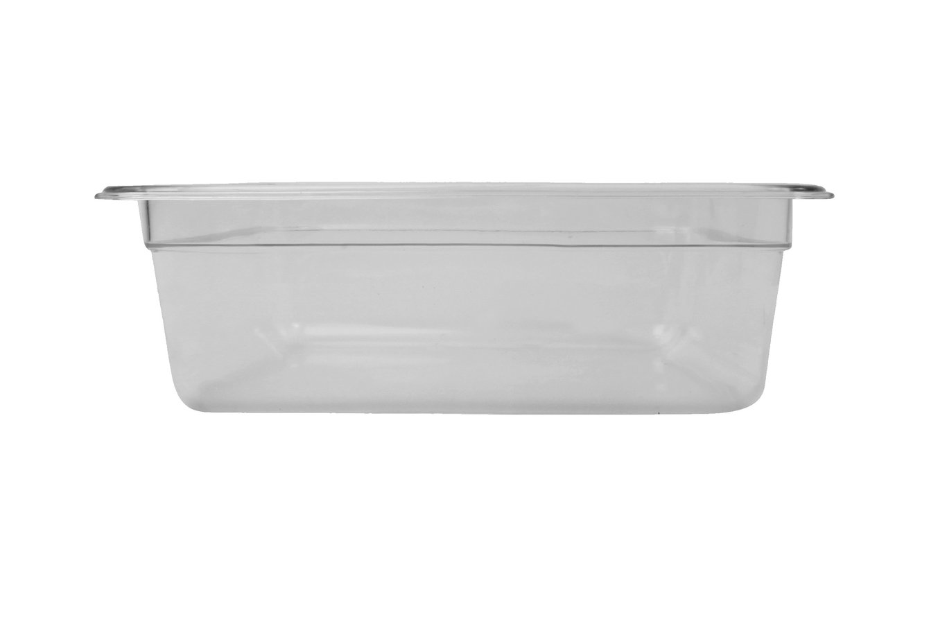 Klar plastkopp med lock, mått 176x325x100mm, volym 3,5L