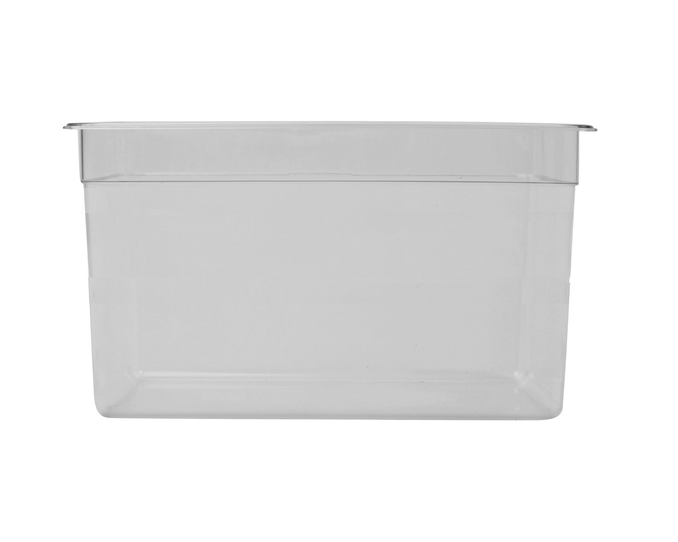 Klar plastkärra med måtten 176x108x100mm och 1L volym