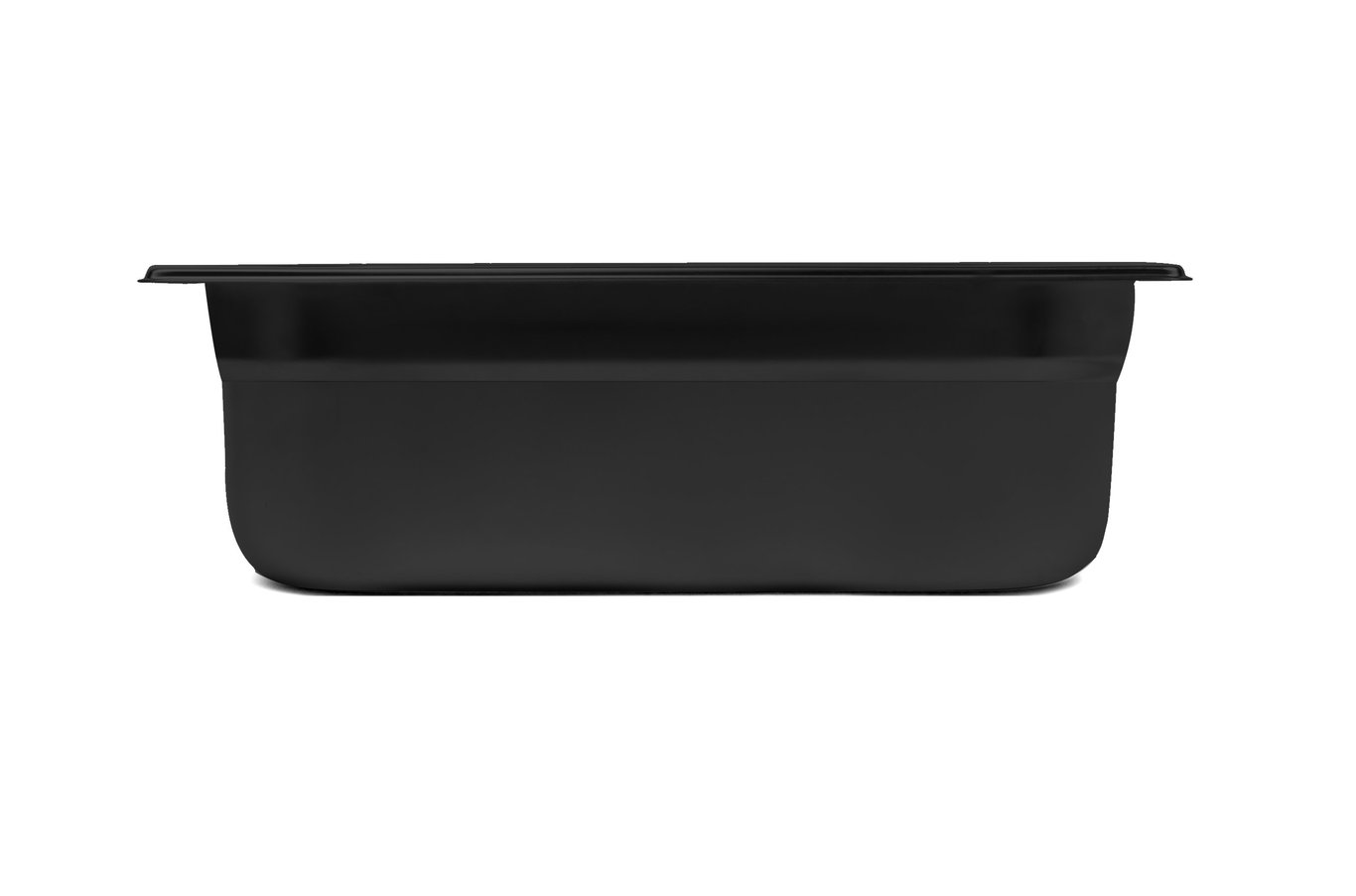 Svart kantin med måtten 176x325x100mm och volym på 3,5L