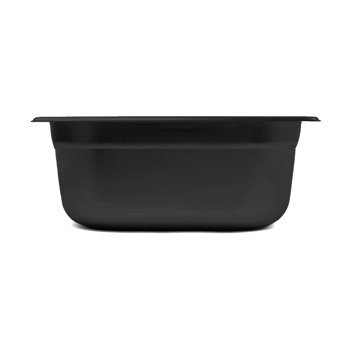 Svart kantin med måtten 176x108x100mm och volym på 1 liter