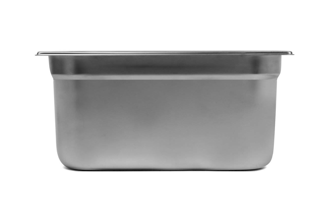 Rostfri GN 1/3-kantin med måtten 176x325x150mm och volym på 5,5L