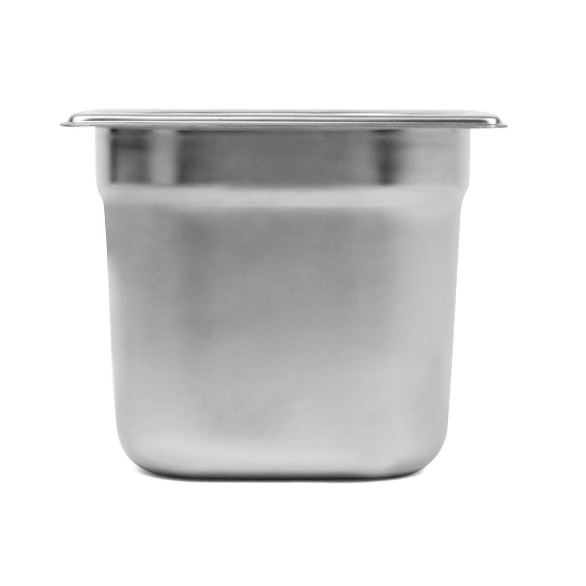 Kantinen Rostfri GN 1/6-150, 176x162x150mm, 2,5L i rostfritt stål