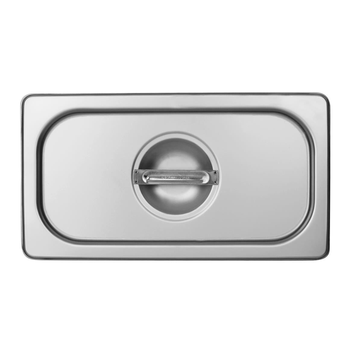Rostfri lås till kantin, GN 1/3, rund låsring och handtag