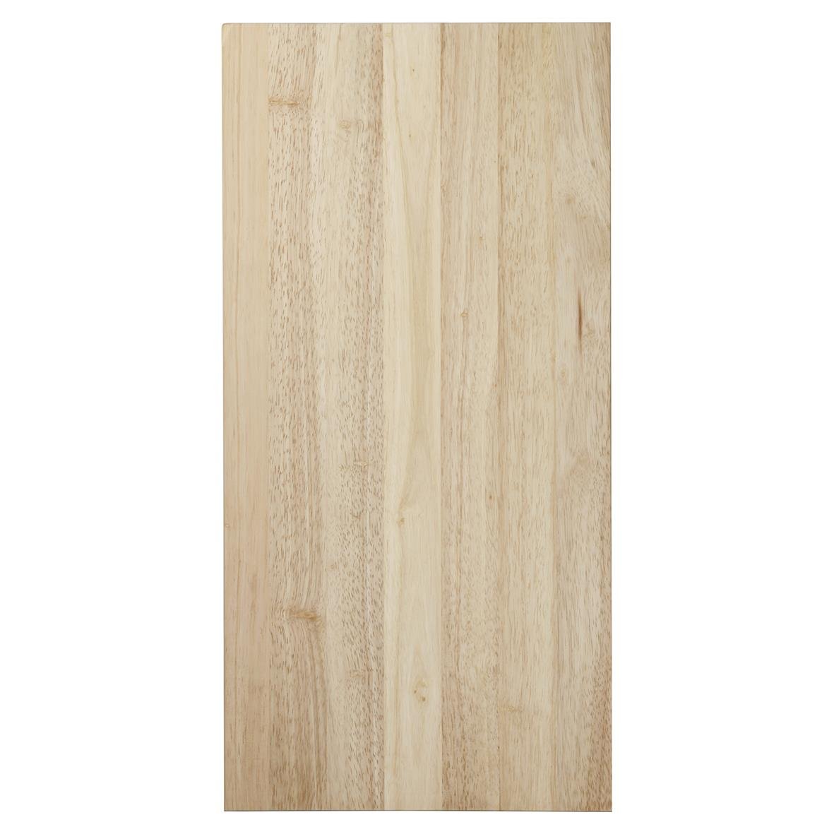 Skärbräda Exxent Gummiträ 60x30x4cm i ljus träfinish