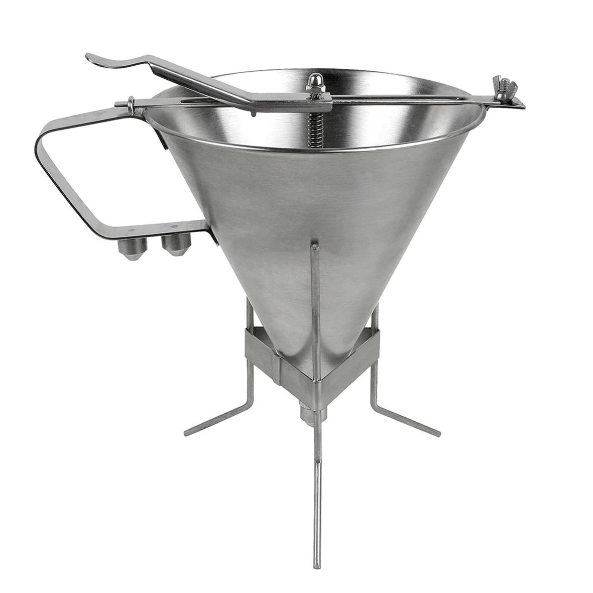 Såsportionerare i rostfritt stål med 1,5L kapacitet och handtag för enkel användning