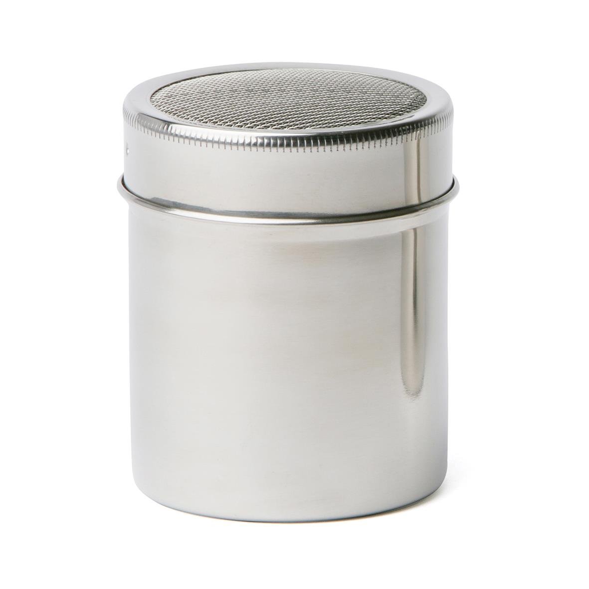 Rostfri sockerströare Exxent med nätlock