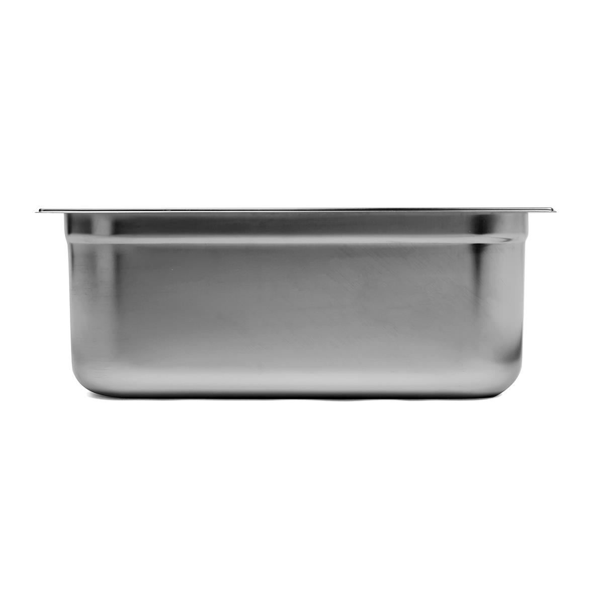 Rostfri GN 1/1-200 kantin med måtten 530x325x200mm och volym 27L