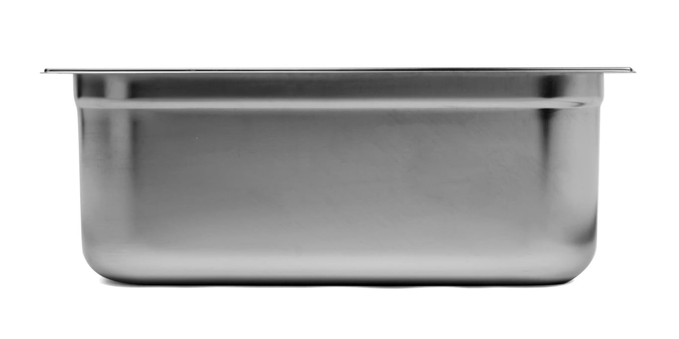 Rostfri GN 1/1-200 kantin med måtten 530x325x200mm och volym 27L