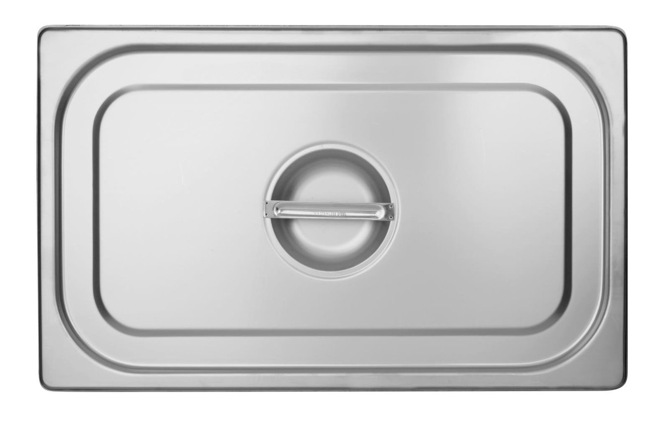 Rostfri lås till kantin, GN 1/1, med rund låsknopp