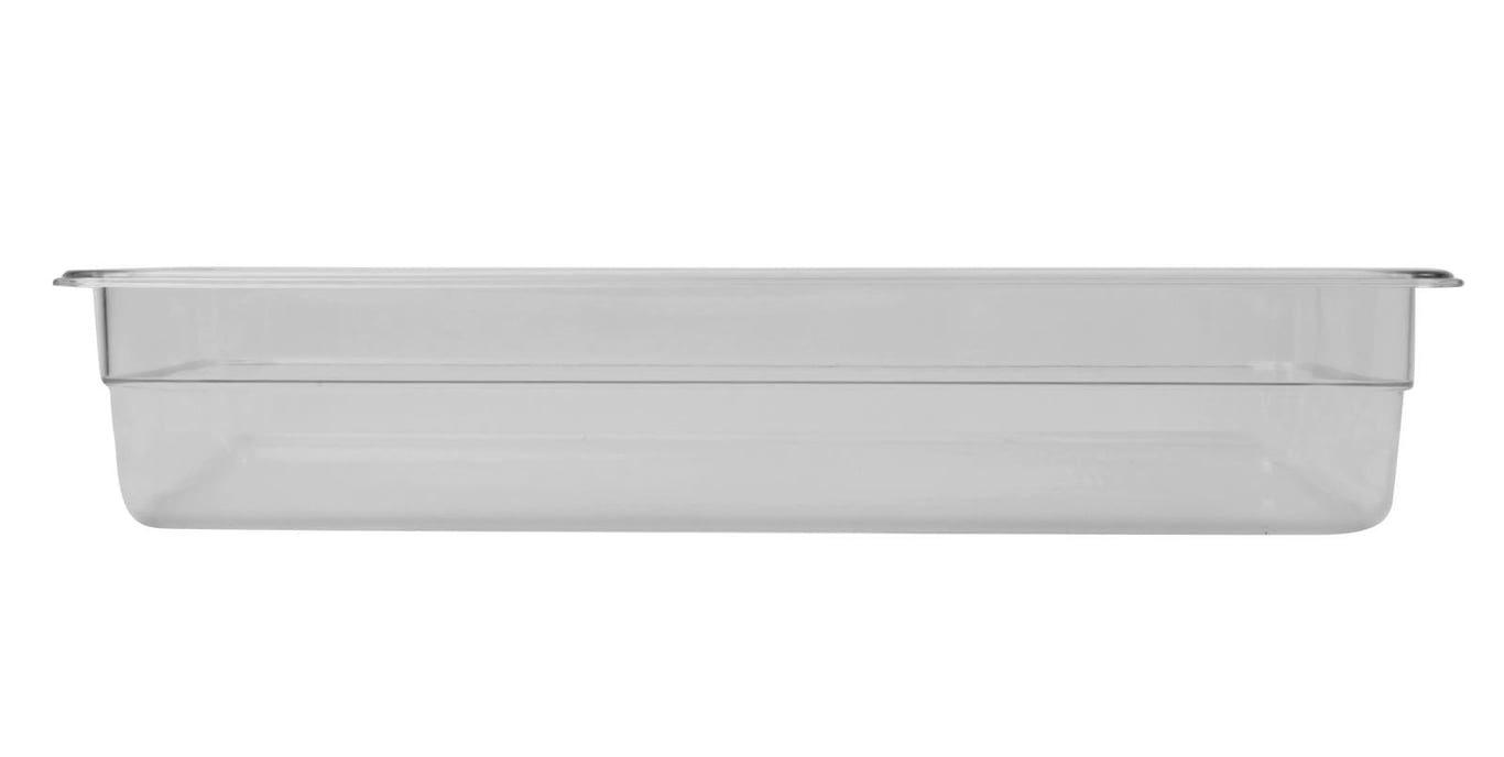 Klar plastkärra med måtten 530x325x100mm och 13,5L volym