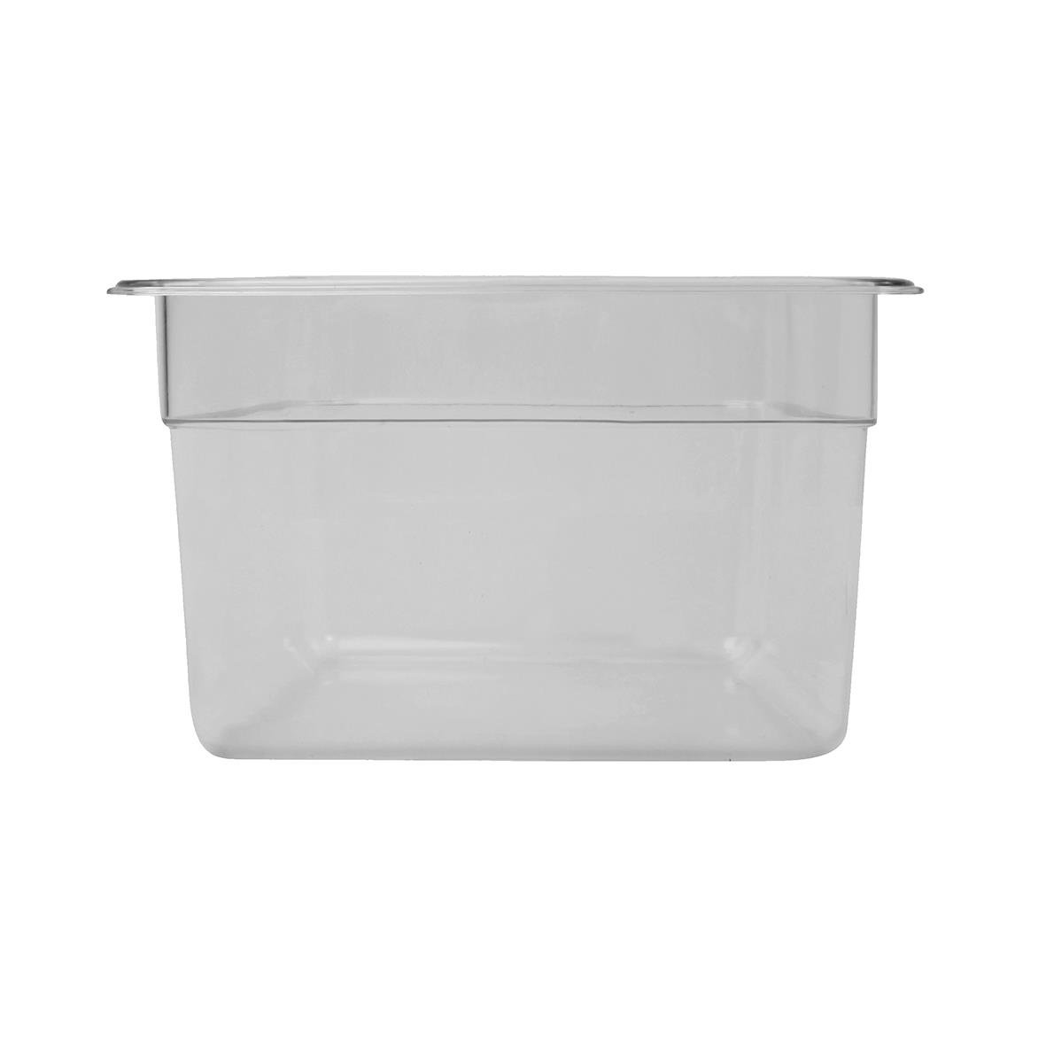 Klar plastkärra med måtten 176x325x200mm och 7,5L volym