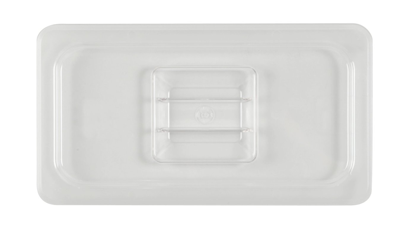 Vit lock till kantin PCA GN 1/3 med handtag och lås