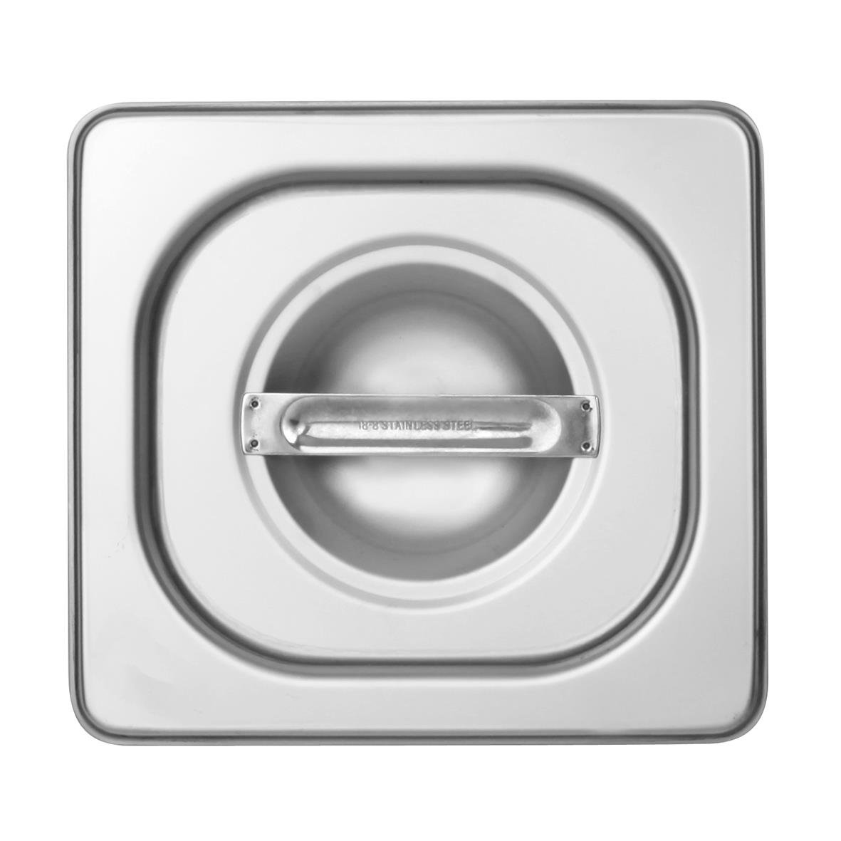 Rostfri lås till kantin med handtag för GN 1/6