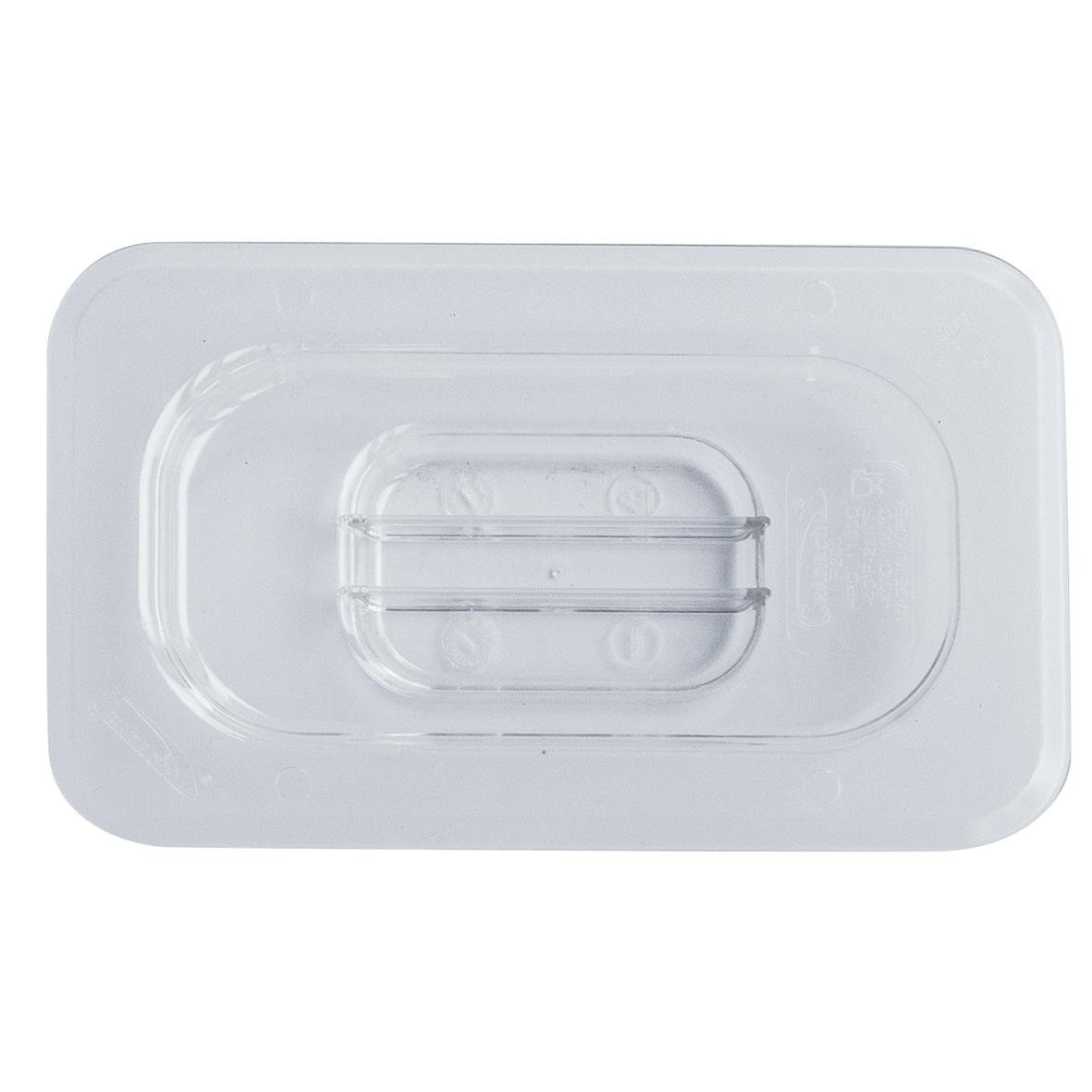 Transparent lock till kantin med tydlig låsdel och rundad form