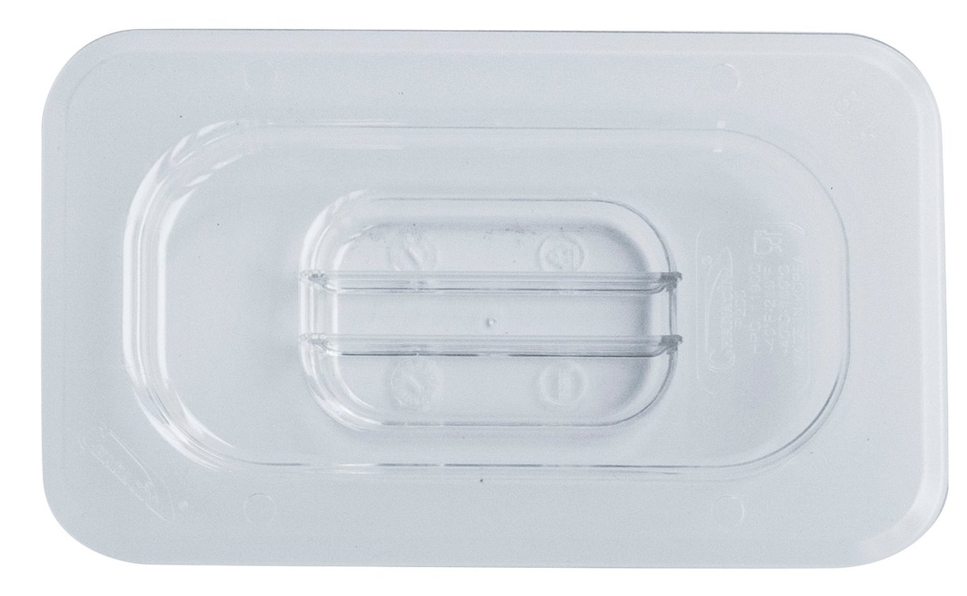 Transparent lock till kantin med tydlig låsdel och rundad form