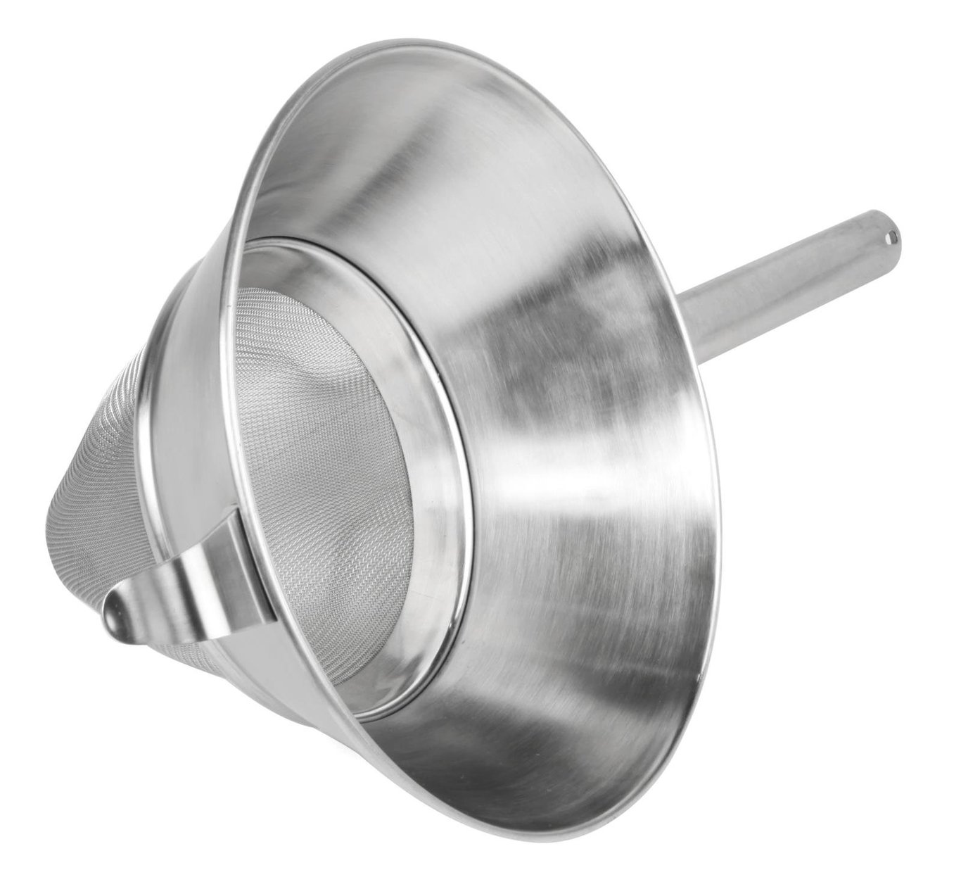 Rostfri chinoaissil med 21 cm diameter