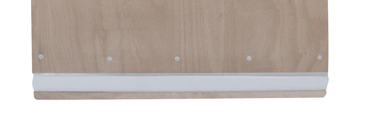 Pizzaspade i trä med aluminiumkant, 36 cm lång