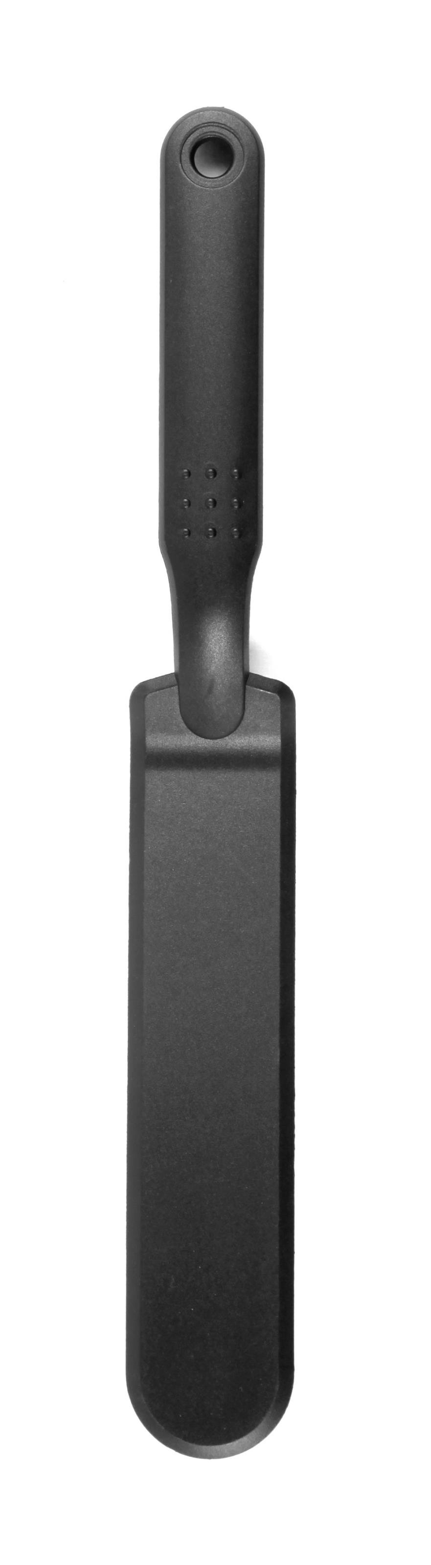 Svart stekspade 32 cm med ergonomiskt handtag