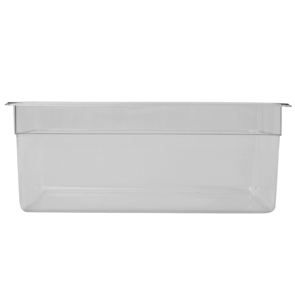 Klar plastkanna med måtten 265x162x100mm och volym 2,7L