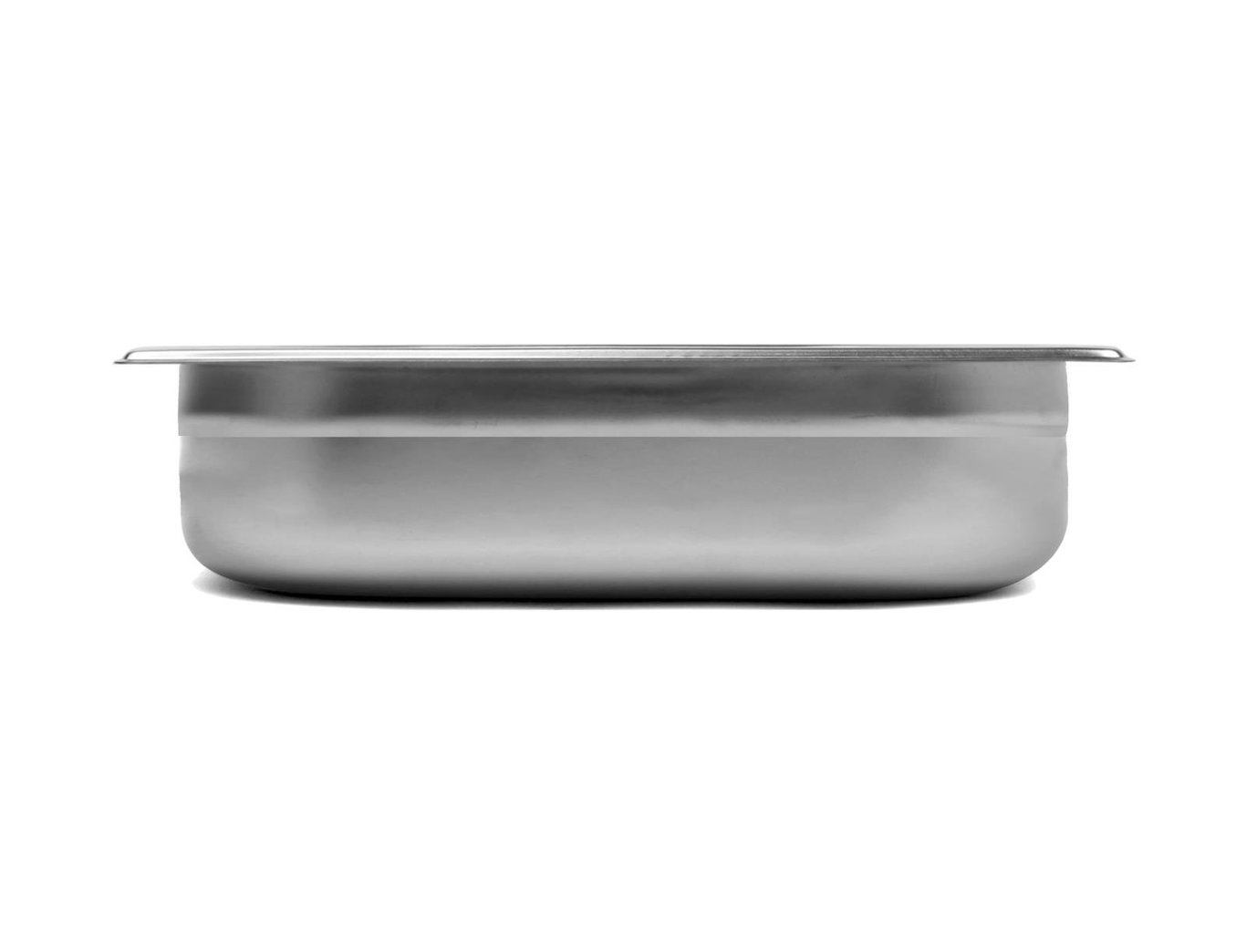 Rostfri kantin med GN 1/4-65 storlek, mått 265x162x65mm och volym 1,7L