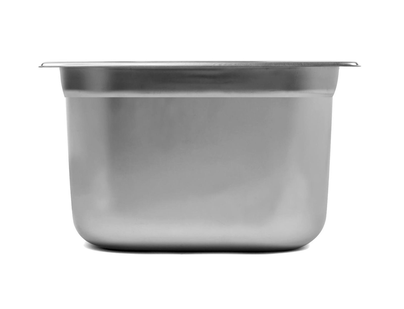 Rostfri GN 1/4-150 kantin med måtten 265x162x150mm och 4L volym