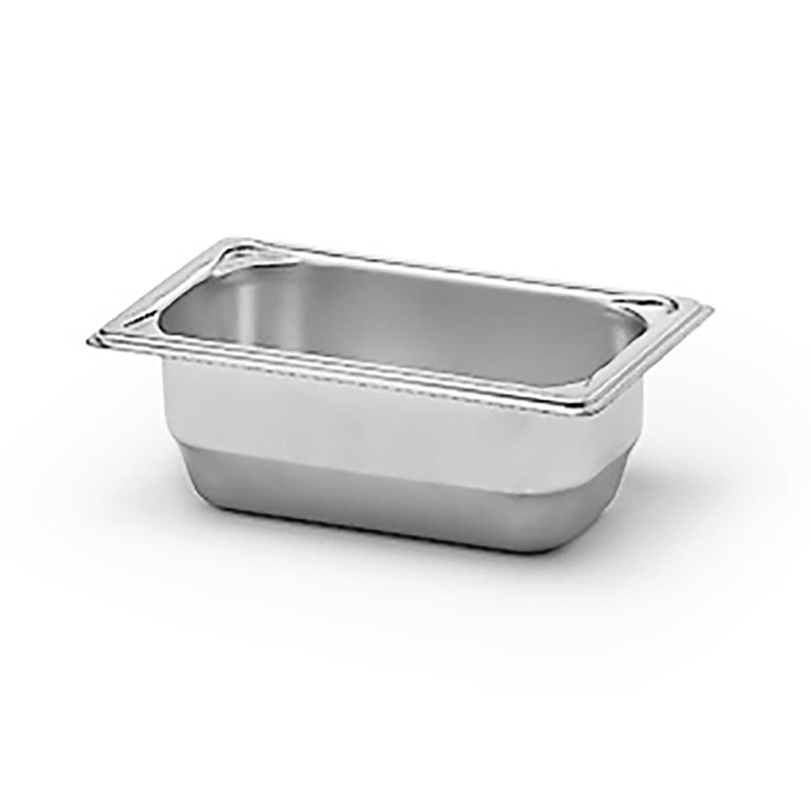 Kantin av rostfritt stål GN 1/9-65, 176x108x65mm, 0,5L