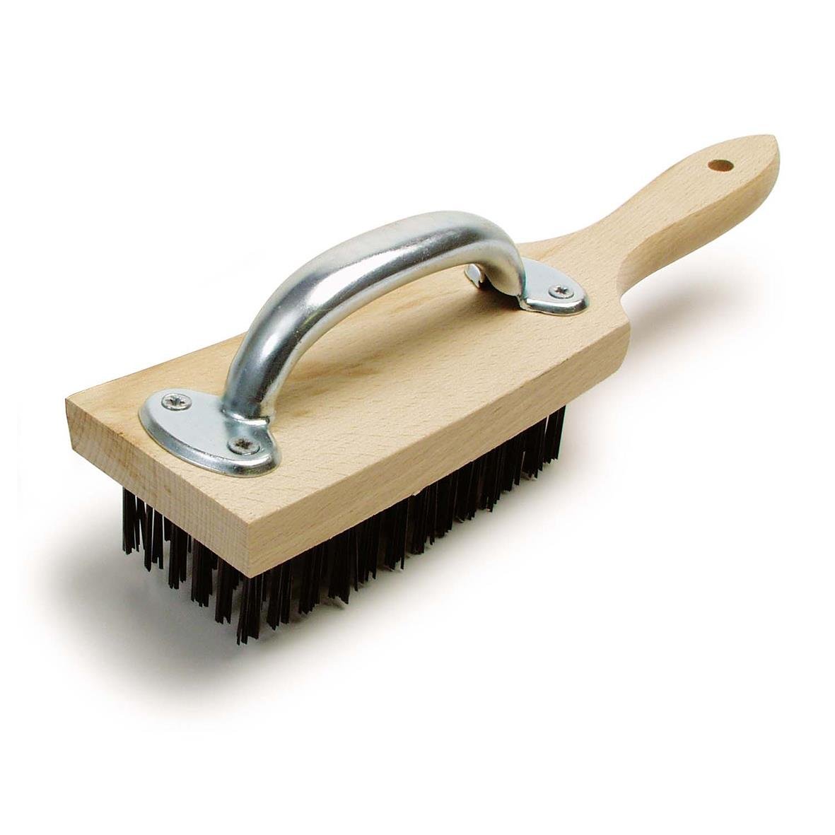 Huggblockborste 32cm med trähandtag och svart borst