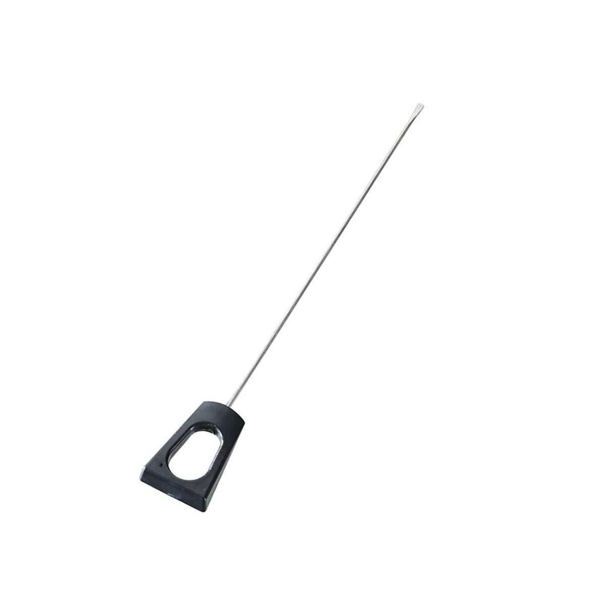 Provnål Gastromax svart 14,5 cm med svart handtag och tunn metallnål