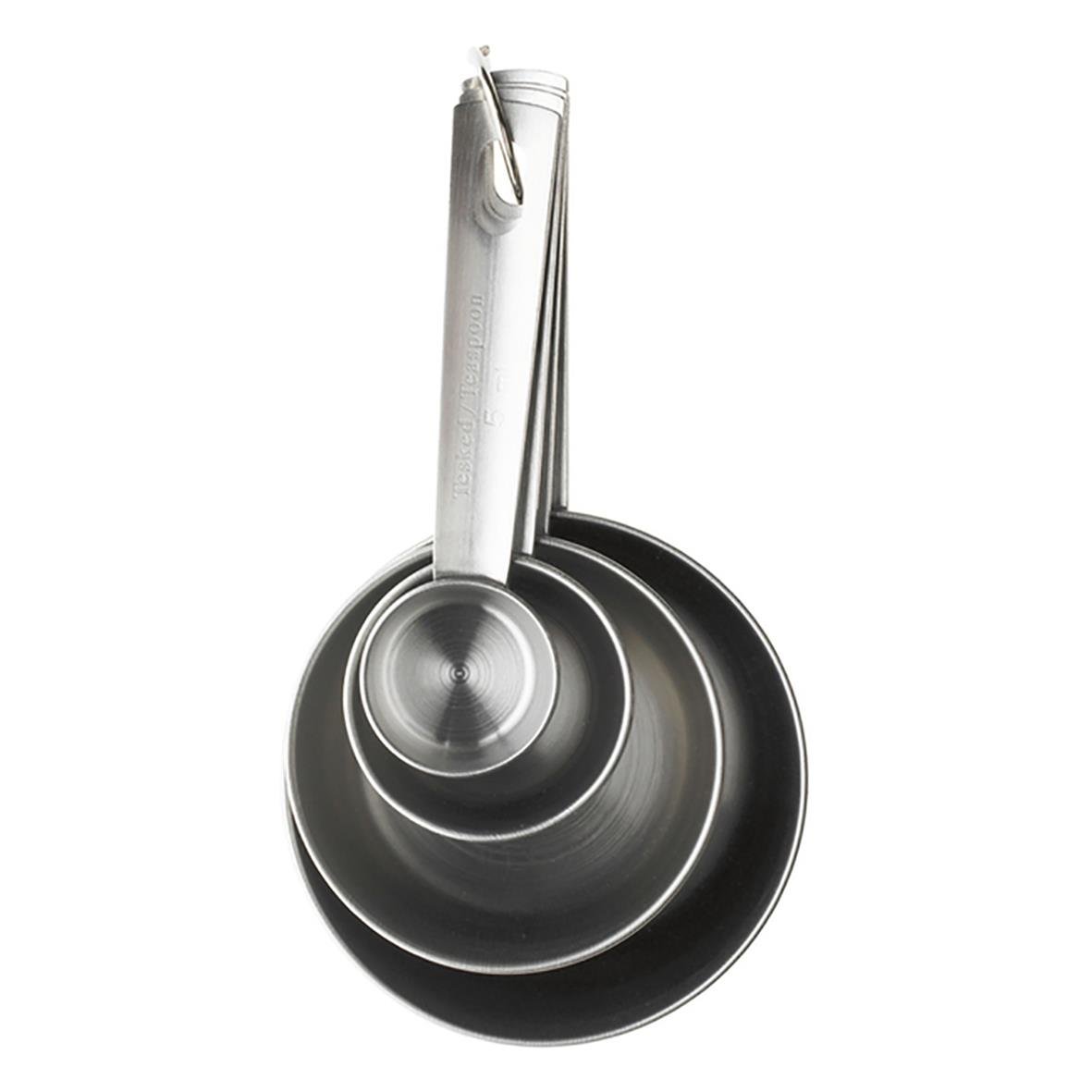 Måttsats Gastromax i rostfritt stål med fyra delar