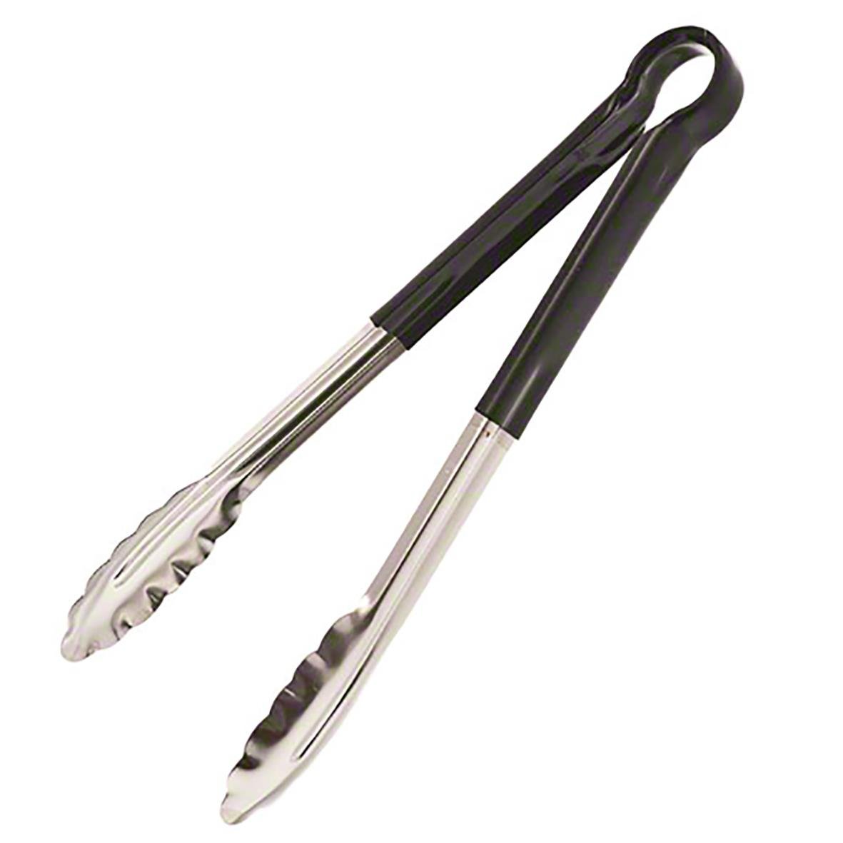 Svarta tång med gummigrepp och 30 cm längd