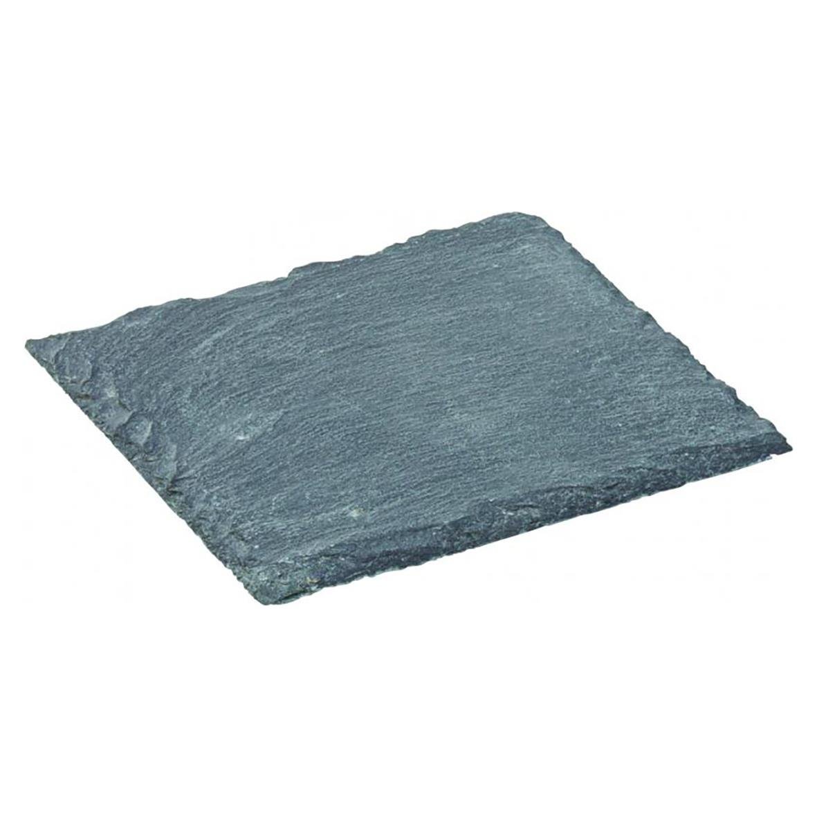Skifferplatta 100x100mm i grått med ojämn yta