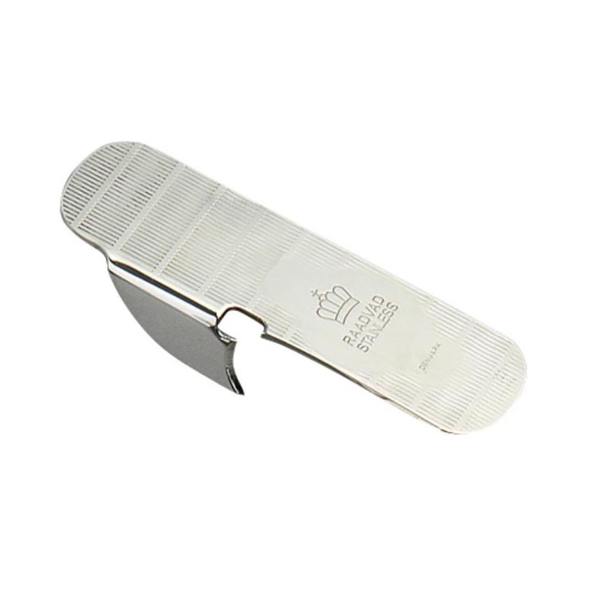 Konservöppnare hand höger i metall med skärkant