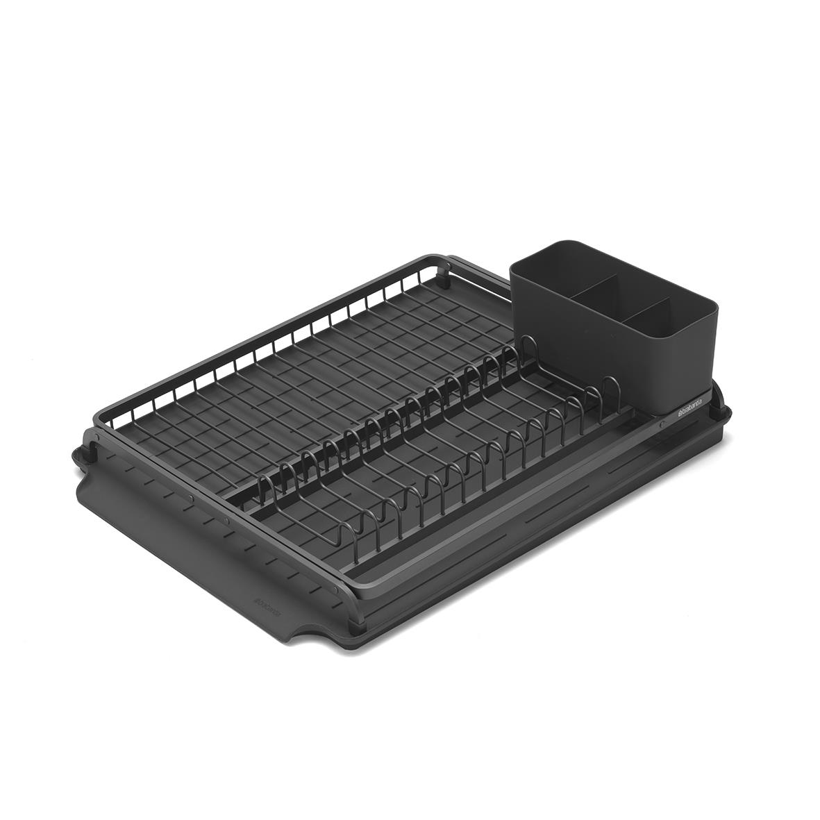 Diskställ Brabantia Sinkside mörkgrå med plats för disk och tillbehör