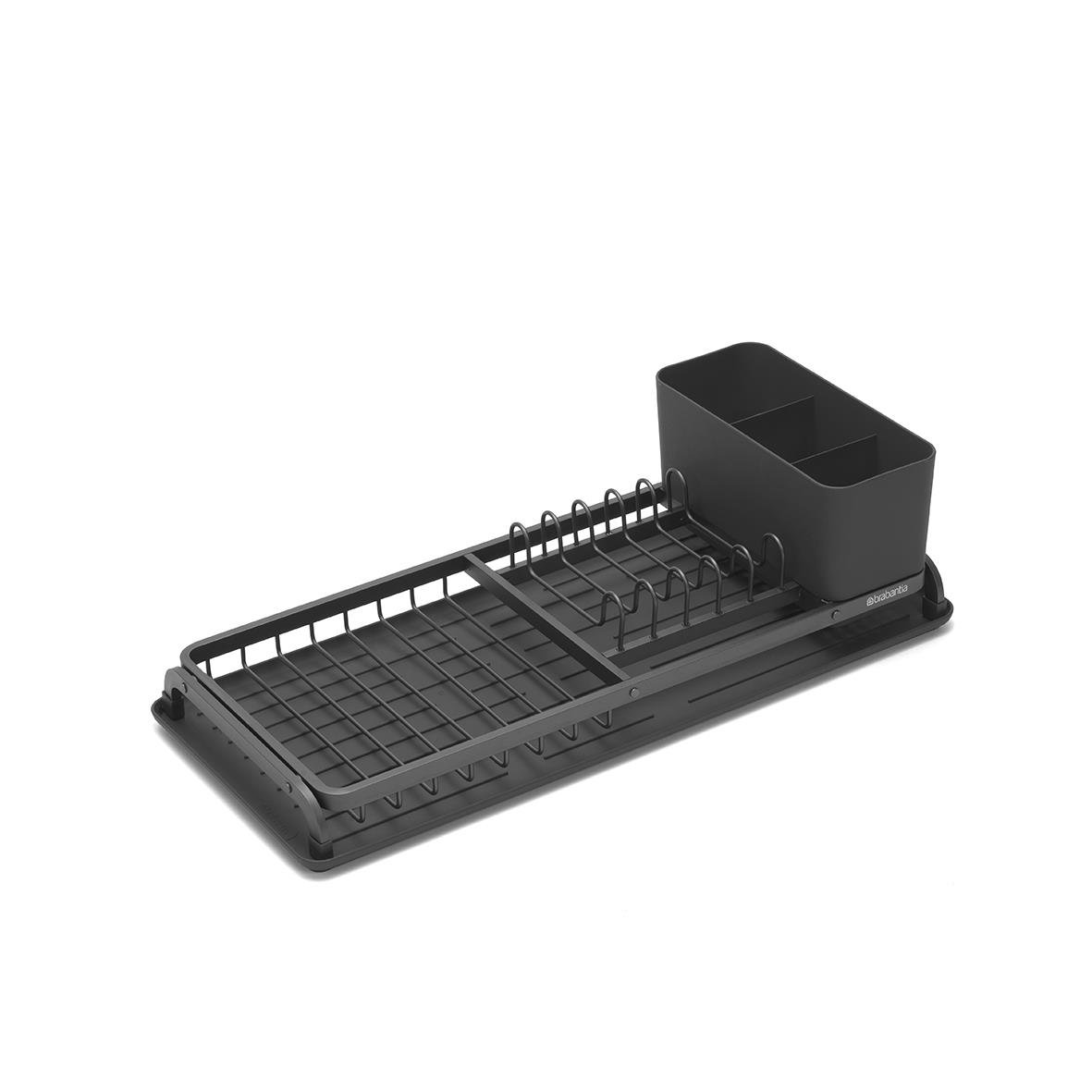 Diskställ Brabantia Sinkside Kompakt mörkgrå med plats för disk och tillbehör