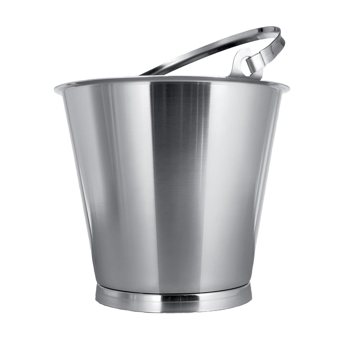 Rostfri hink med bottenband, Ø30x26cm, 10L kapacitet