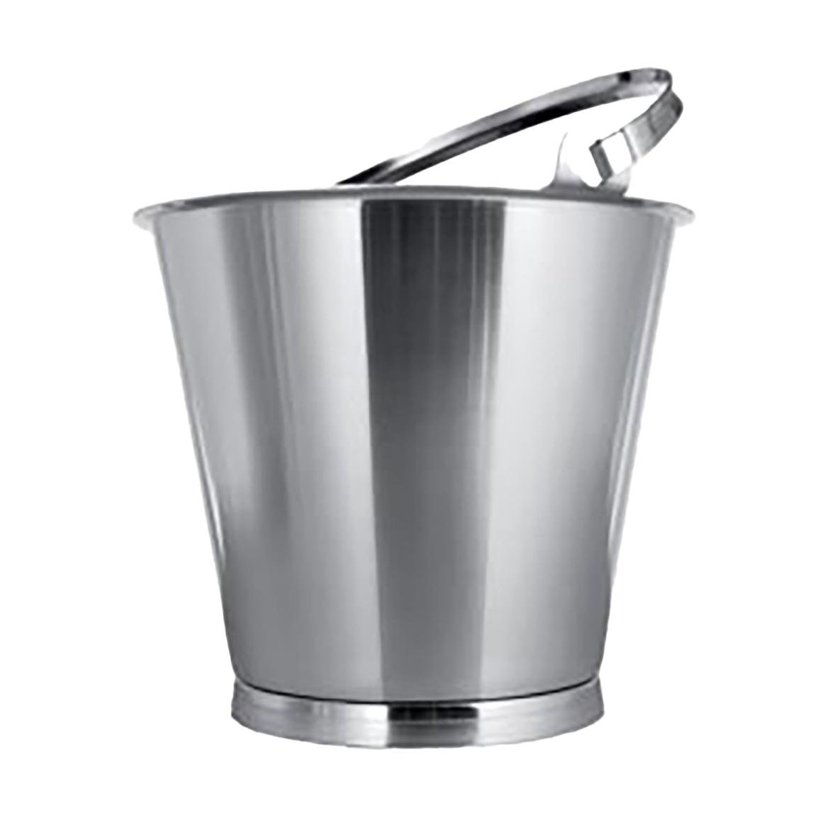 Rostfri hink med bottenband, Ø32,5x33cm, 15L kapacitet