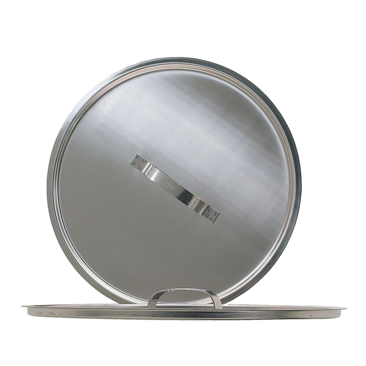 Rostfri lock till hink med 10L kapacitet, rund form och säkerhetsstängning