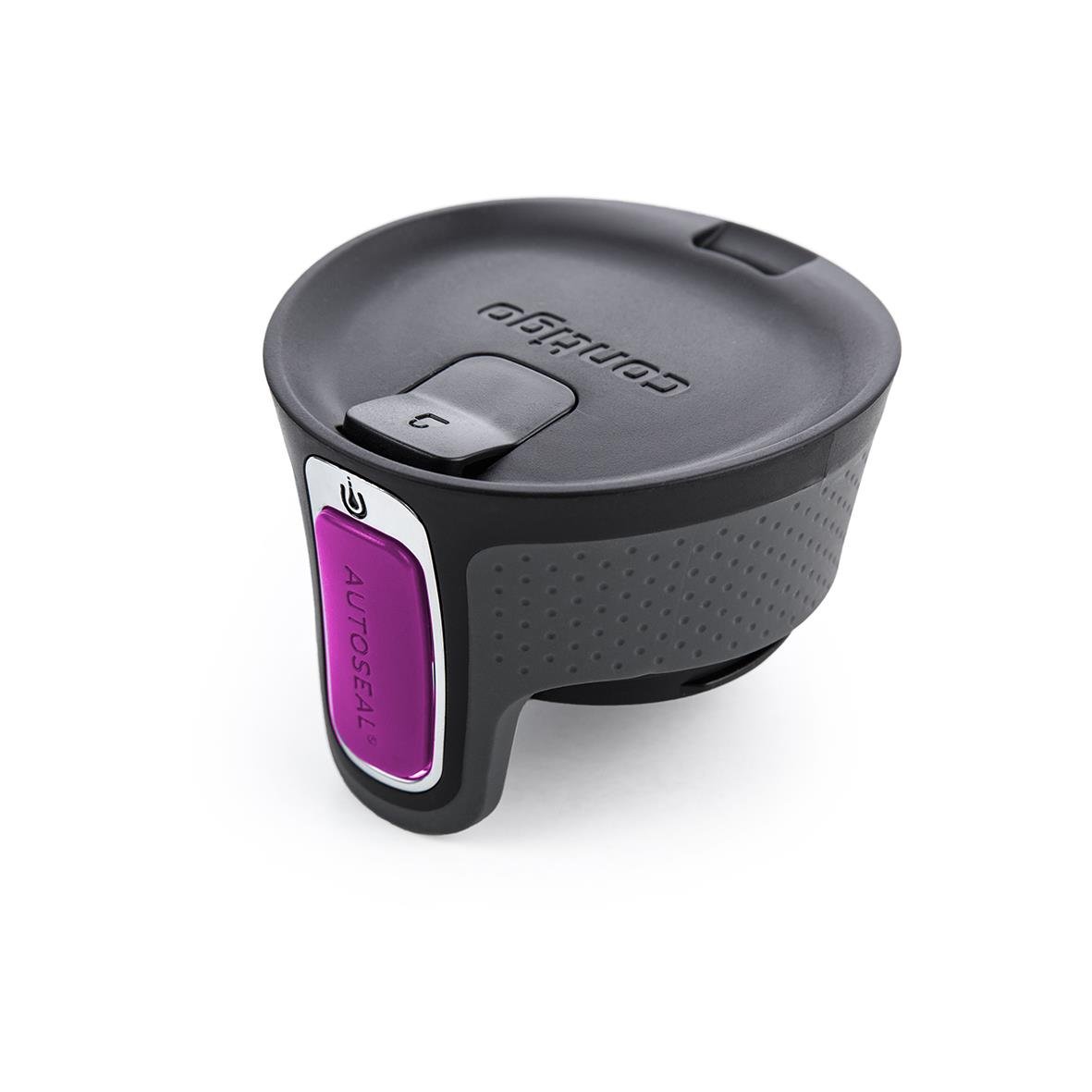 Termosmugg Contigo rostfri med spill- och läckagesäker design i cerise färg