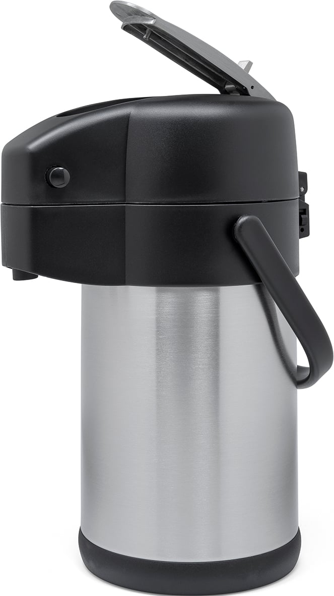 Pumptermos Exxent med hävarm, rostfri insats, silver, 2,2L