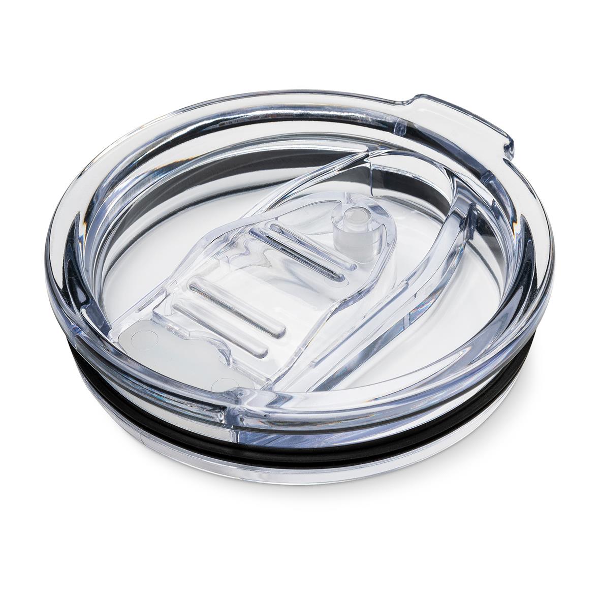 Svart termosmugg med lock och avtagbar behållare