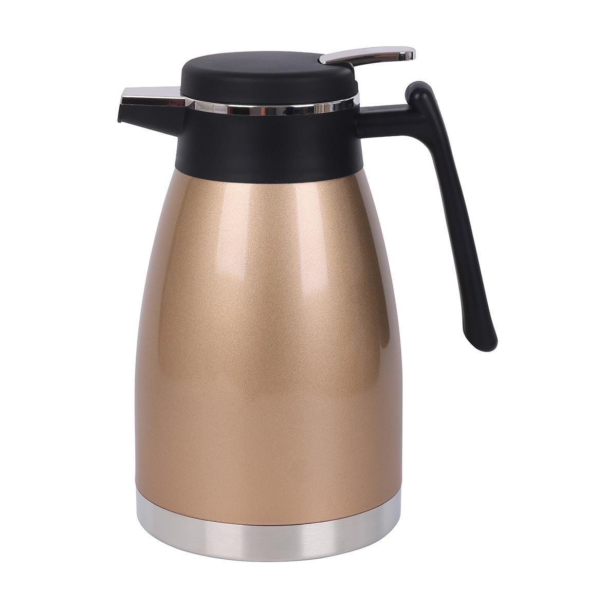 Ståltermos Bistro Champange med svart lock och handtag