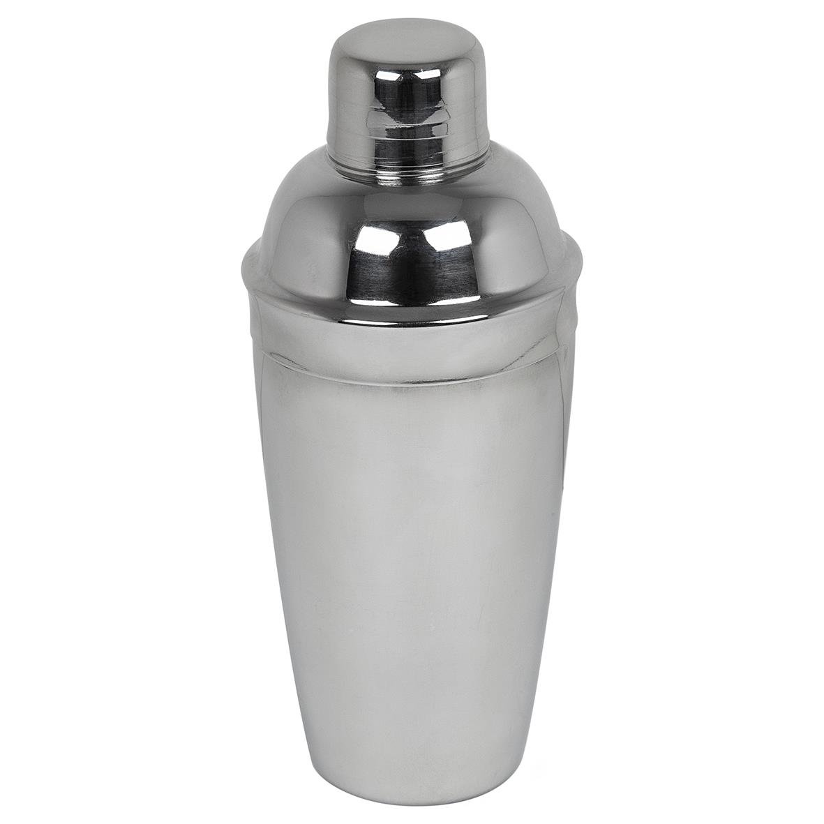 Stilren shaker Exxent cocktail 0,5L i metallfinish