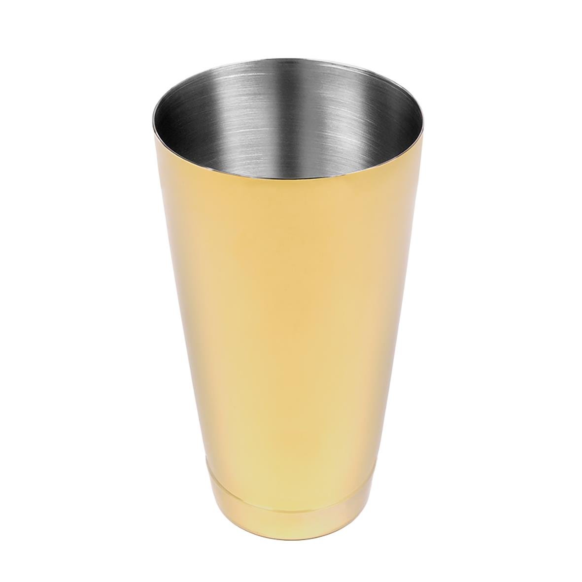 Guldbelagt shaker i stål med 820ml kapacitet