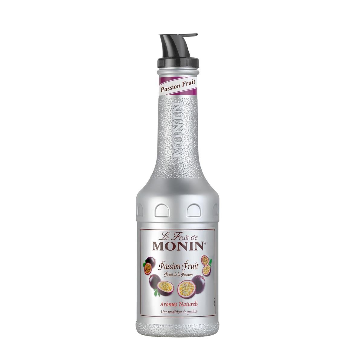 Monin Passion Frukt smaksättare i 100cl flaska med pump