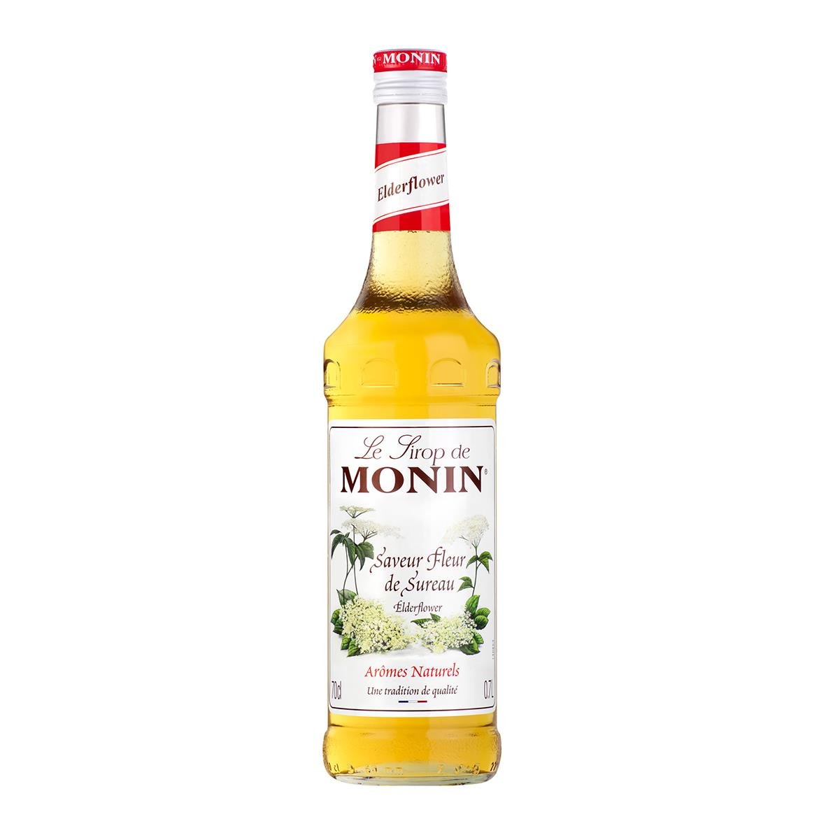 Monin Fläder smakssättare syrup 70cl i glasflaska