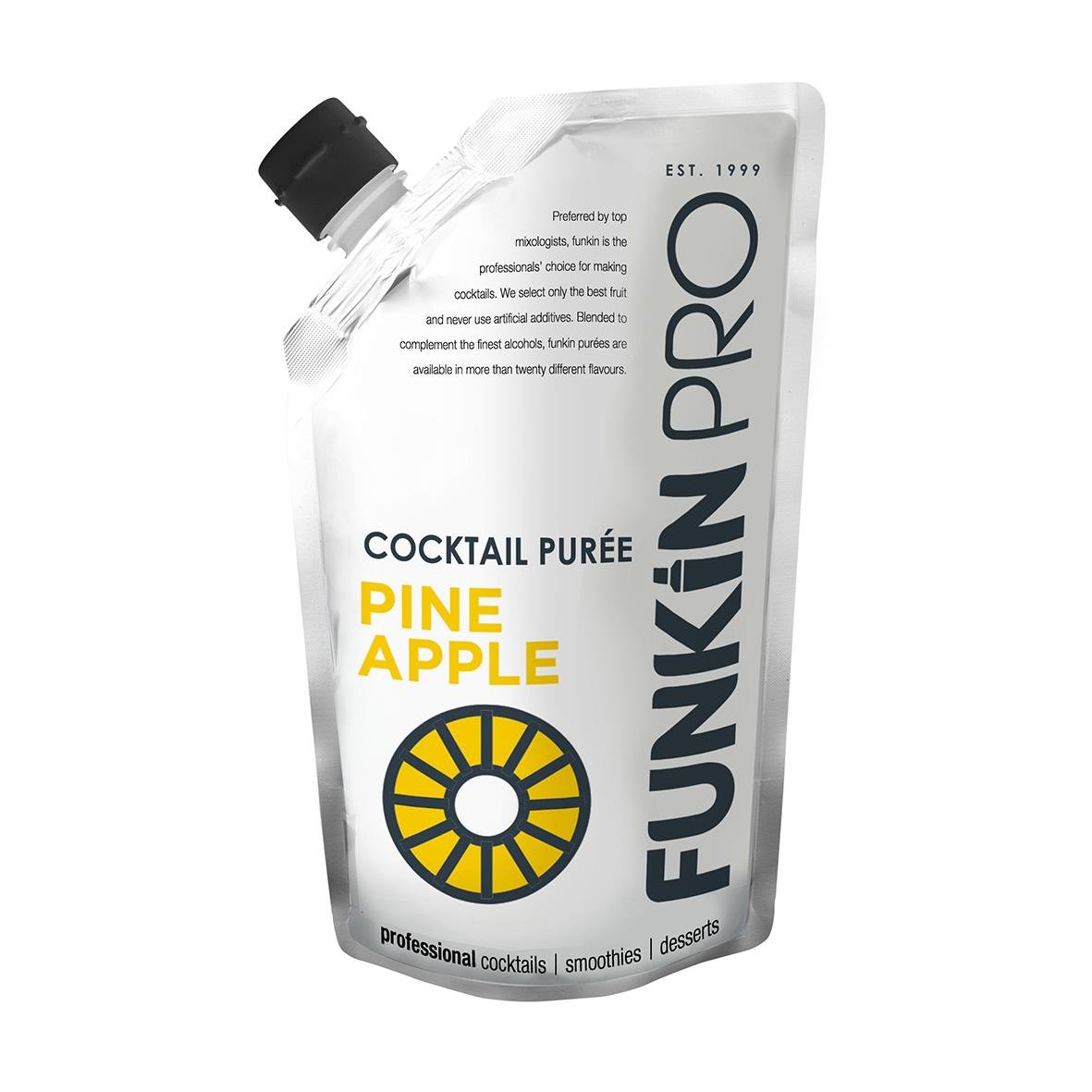 Funkinpro ananas fruktpuré i 1kg för cocktails och smoothies