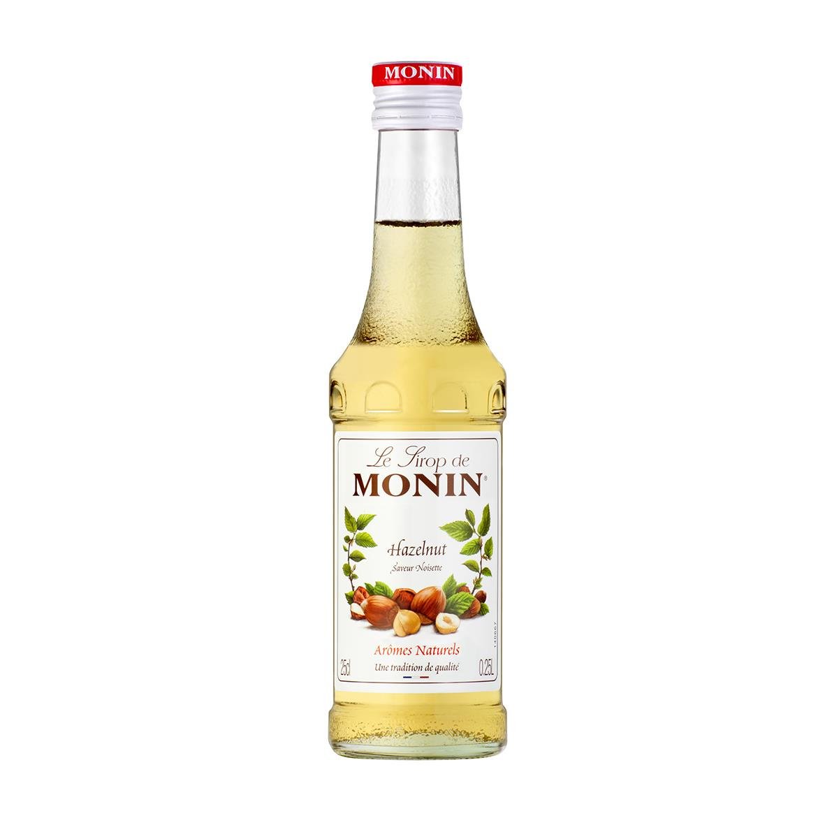 Smaksättare Monin Hasselnötssirap 25cl i glasflaska