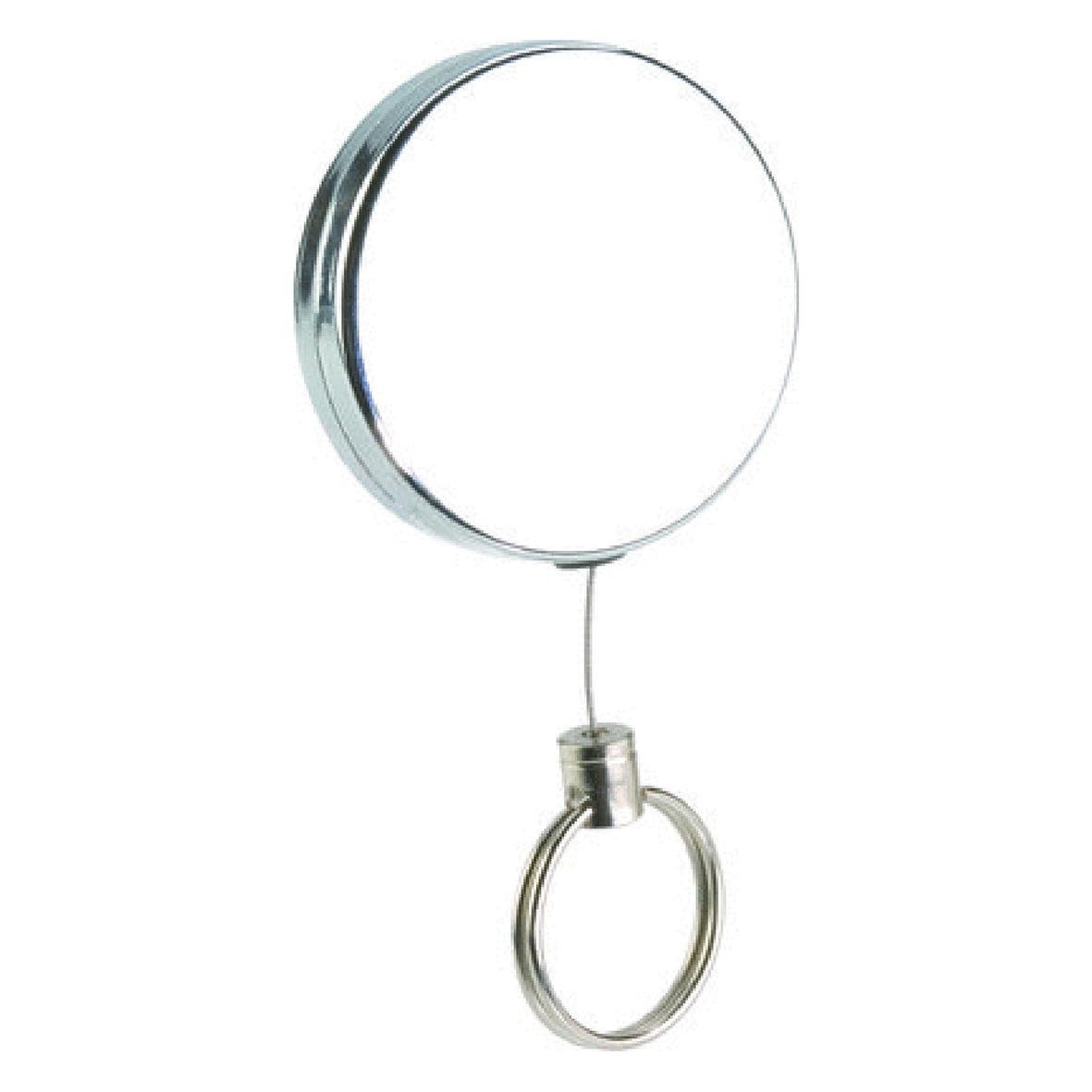 Rostfri bälteshållare med ring och snöre för att fästa bälte