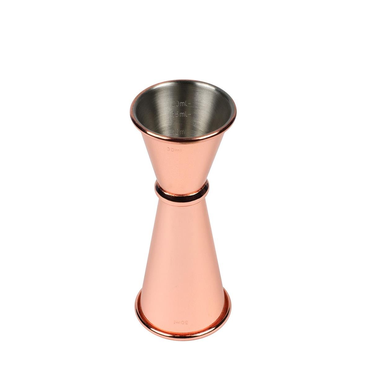 Jigger koppar i roséguld med 30/50ml kapacitet
