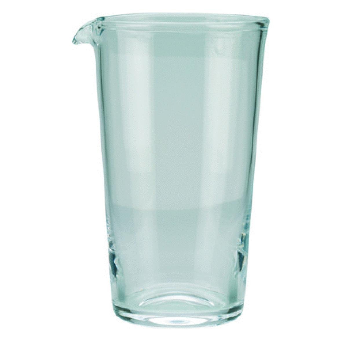 Rörglas 0,5 liter i transparent glas